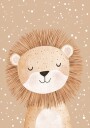 Dreamy Lion Poster Plakat / 70x100cm