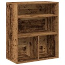 Bokhylle gammelt tre 60x30x71,5 cm konstruert tre