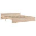 vidaXL Sengeramme heltre 180x200 cm 6FT Super King