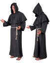 Dark Monk Svart Munkekostyme til Herre XX Large