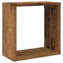  Vegghyller kube 6 stk gammelt tre 30x15x30 cm konstruert tre 8721158439314