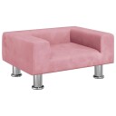 Vidaxl Hundeseng Rosa 50X40X26.5 cm Fløyel