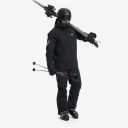 RevolutionRace Skalljakke Turjakke & Vindjakke Atlas 3L Ski Jacket Herre Black Størrelse:M