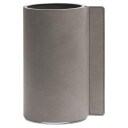Lind DNA  Block Nupo vase M 11x20 cm lys grå