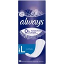 Always Daily Protect Long Panty Liners 0% Fragrances & Dye