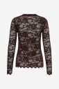 Cream   Topp CRPitia Lace Blouse   Brun