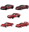 Hot Wheels Ferrari 5 Pack Set Of 5 Die Cast Toy Ferrari Automobiles In 1:64 Scale Multi/Patterned One Size