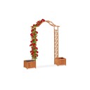 Rosebue i tre med 2 plantekasser