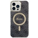 Guess 4G MagSafe Mobildeksel til iPhone 14 Pro Max Svart
