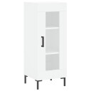 vidaXL Skjenk hvit 34,5x34x90 cm konstruert tre