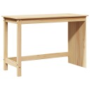 vidaXL Skrivebord Brun 112 x 50 x 75 cm Massiv furu