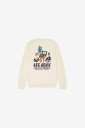 Les Deux   Collegegenser Record Sweatshirt   Beige