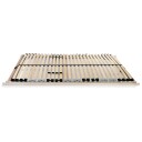 vidaXL Spilebase med 28 lameller 7 soner 90x200 cm