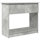  konsollbord med skuffer betonggrå 85,5x38,5x74,5 cm