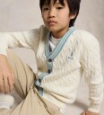 Polo Ralph Lauren Cardigan   Cricket Cream Multi   Polo Ralph Lauren   14 16 år 164 176   Cardigan   Hvit
