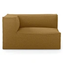 Ferm Living Catena Sofa Armrest Left L400   Wool Boucle   Sugar Kelp