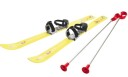 Ski Til Børn 90 Cm Med Skistave, Gul