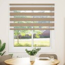  Sebragardin sandbrun 125x100 cm stoff bredde 120,9 polyester