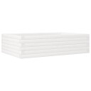 Hageplantekasse hvit 90x60x23 cm heltre furu