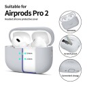 Tech Protect Silicone Case for Apple AirPods Pro 1/2 Gray
