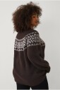 Ellos Plus collection   Genser med ballongerme   Brun