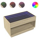  Salongbord med Infinity LED sonoma eik 90x50x50 cm 847667
