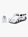 Jada Toys Star Wars R2D2 1959 Vw Drag Beetle 1:24 White ONE SIZE