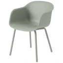 Muuto Fiber Outdoor Stol med armlener Dusty Green