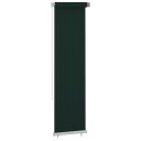 vidaXL Utendørs rullegardin 65 (B) x 230 (H) cm mørkegrønn HDPE