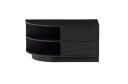 Woood Finca Tvbord venstrevendt, Sort Furu Unoliving 1732664-01-47 1690156-01-0