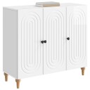  Serviesskap Høgglans hvit 89 x 34,5 x 80 cm Konstruert tre