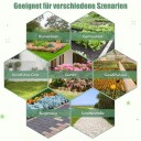 Ugrasbekjempende fleece 50m² hagefleece mot ugress ugressfilm PP svart 25 x 2m-100 g/m²
