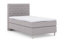 Select No 3 Komplett Sengepakke 120x200 Medium Lysegrå/Metallben