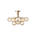 Nuura Apiales 9 ceiling messing/optic glass
