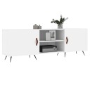 vidaXL TV-benk hvit 150x30x50 cm konstruert tre