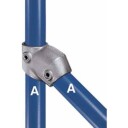 1" 30°-60° kort T-stykke med bøy KEE CLAMP