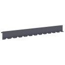 vidaXL Gjerdekant 20 stk. 102 x 10 x 4 cm Stål Antrasitt