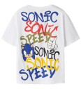 Name It T-skjorte - NkmOcean - Sonic - Bright White - Name It - 6 år (116) - T-skjorte Blå Gul Hvit Rød Svart