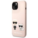 Karl Lagerfeld iPhone 14 Hardcase Karl & Choupette MagSafe Lys Rosa