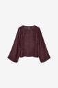 Vero Moda Bluse vmMoa LS Smock Wvn Exp Rød