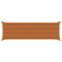 vidaXL Solskygge seil Oransje og Brunt 2 x 6 m 100% polyester Oxford