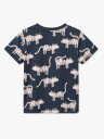 Liewood Francis Printed Ss T Shirt   Navy   110/116