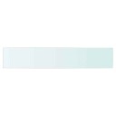 vidaXL Hyllepanel klart glass 80x15 cm