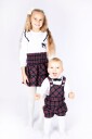 Vilje & Ve Milla Rutete Skjørt Classic Navy (164 /14 år)