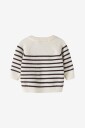 Name it baby - Genser Nbmostripea Ls Knit - Hvit