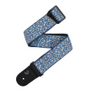 D'Addario 50RW08 Gitarreim Eco-Comfort Woven 50mm Blue