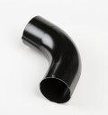 Isola Bend stål 75mm sort takrenne