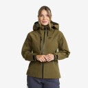 Cyclone 3L Shell Jacket Dame Dark Olive Størrelse:2XS Dame > Jakker > Regn- og skalljakker