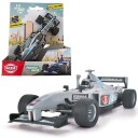 Dickie Toys Formel 1 Racerbil sølv med opptrekksfunksjon