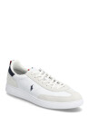 Polo Ralph Lauren Bedford Leather-Suede Sneaker - White - 43.5